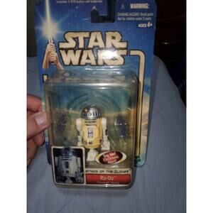 Vintage R2-D2 Star Wars Attack of the Clones Coruscant Security collection one